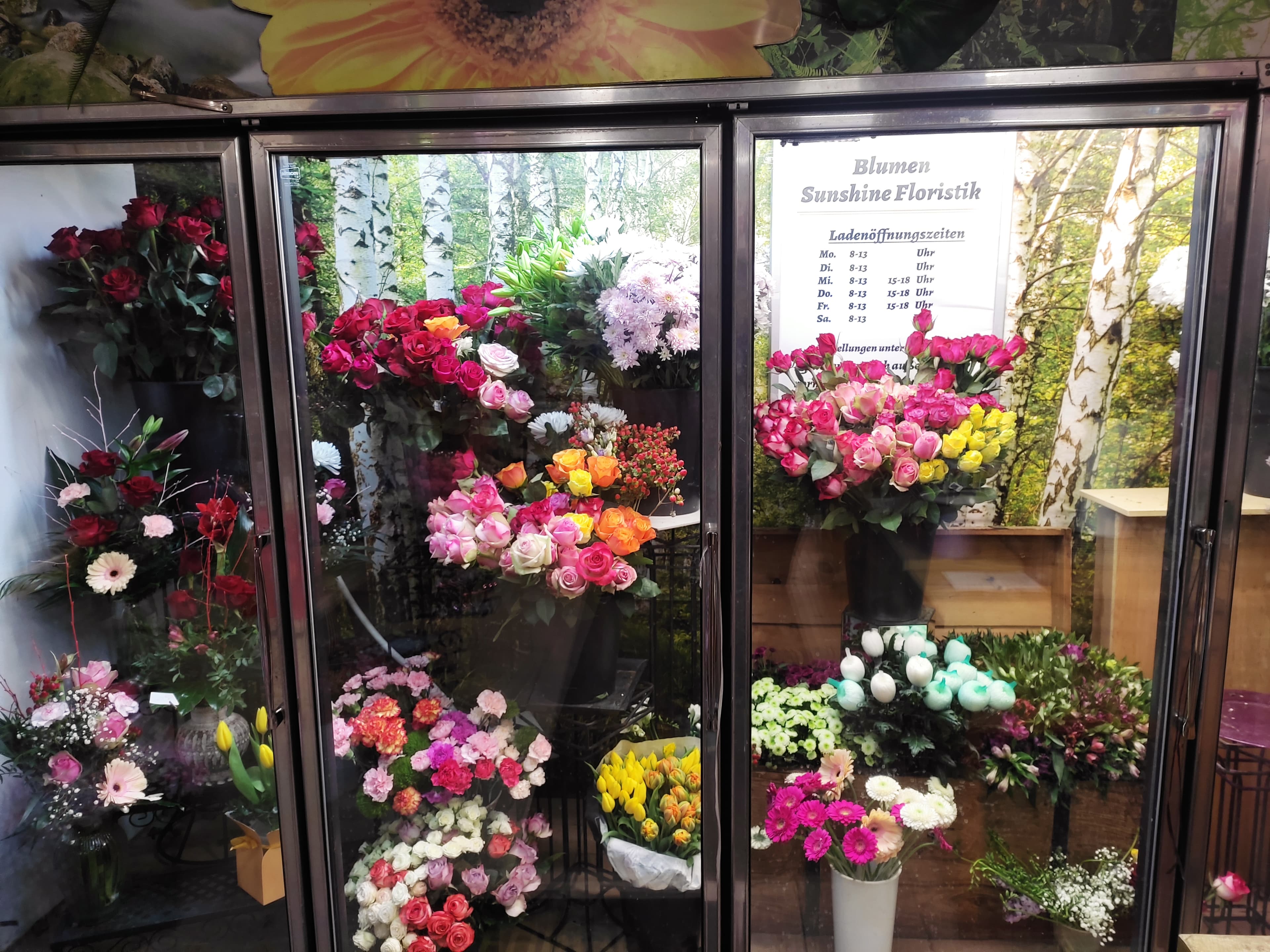 Sunshine Floristik Laden Schaufenster Zirndorf Schützenstraße